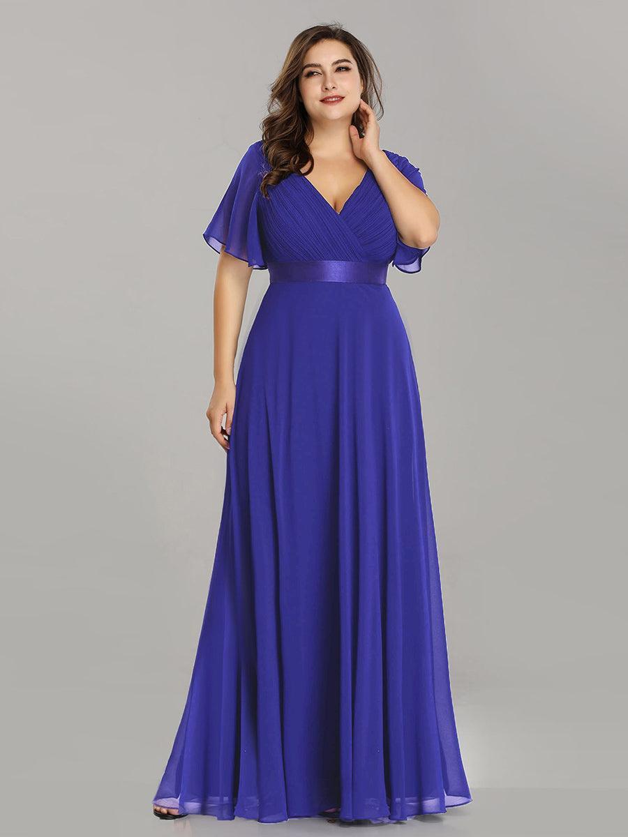 MONICA Dress | Elegant, flowing high-waisted chiffon bridesmaid dresses