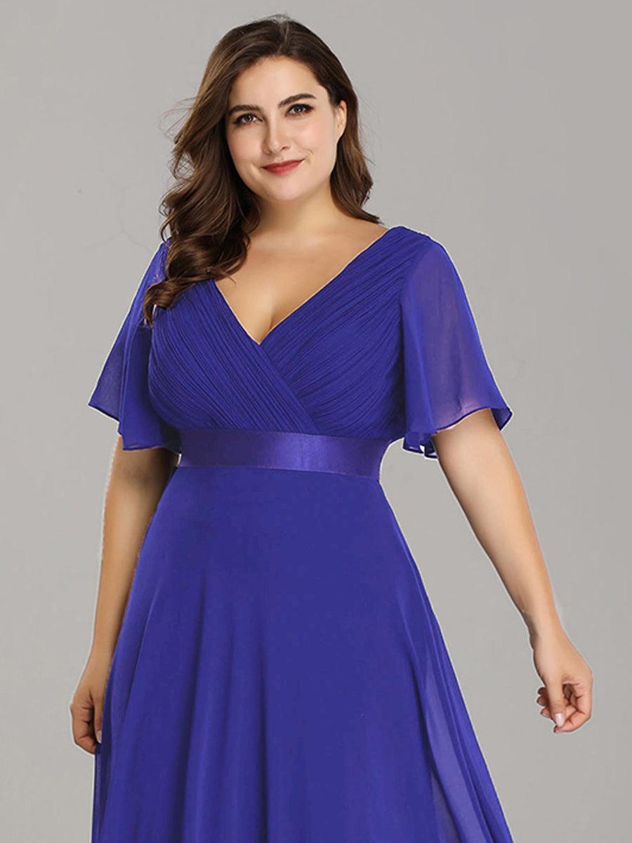 MONICA Dress | Elegant, flowing high-waisted chiffon bridesmaid dresses