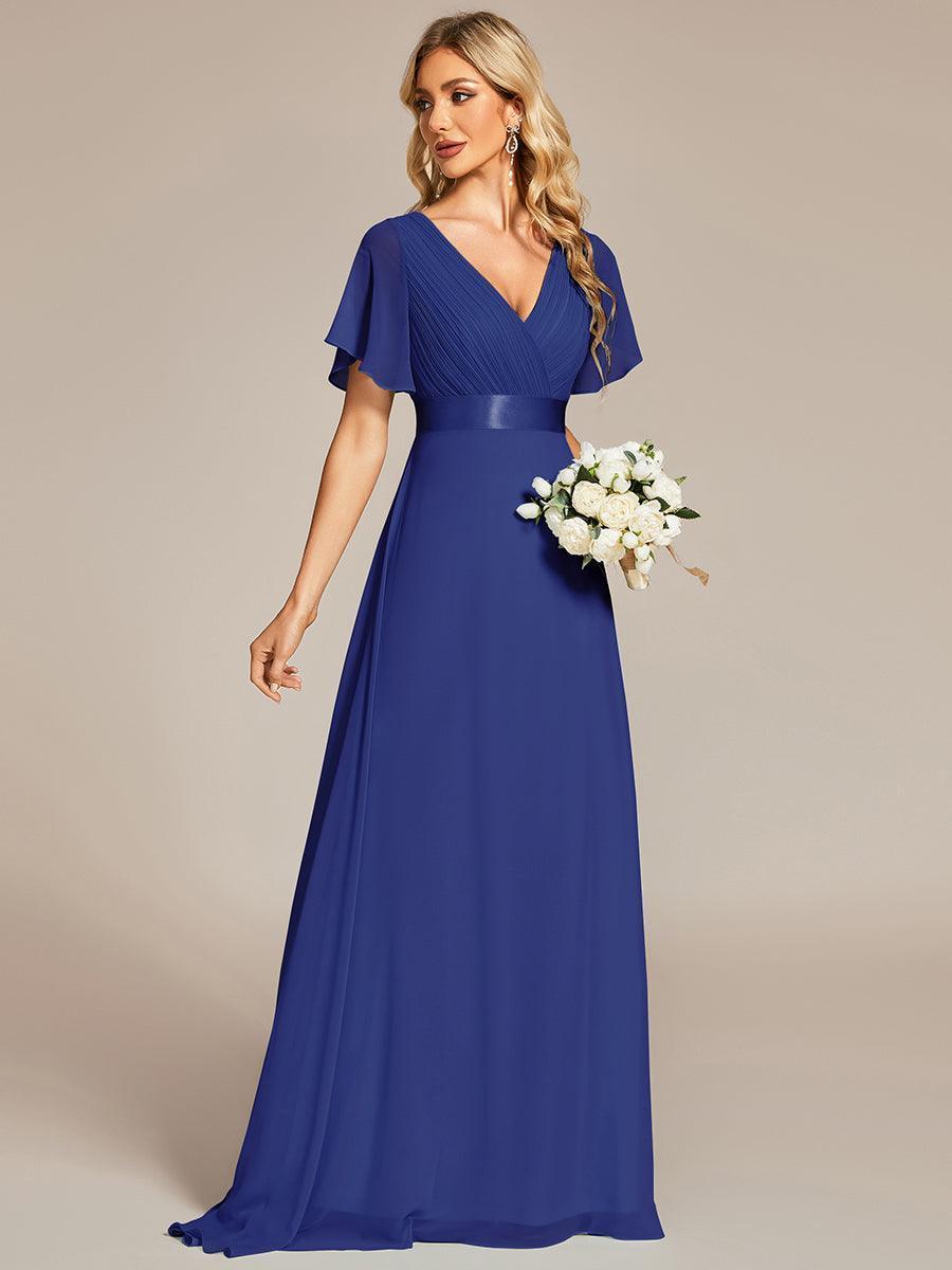 MONICA Dress | Elegant, flowing high-waisted chiffon bridesmaid dresses