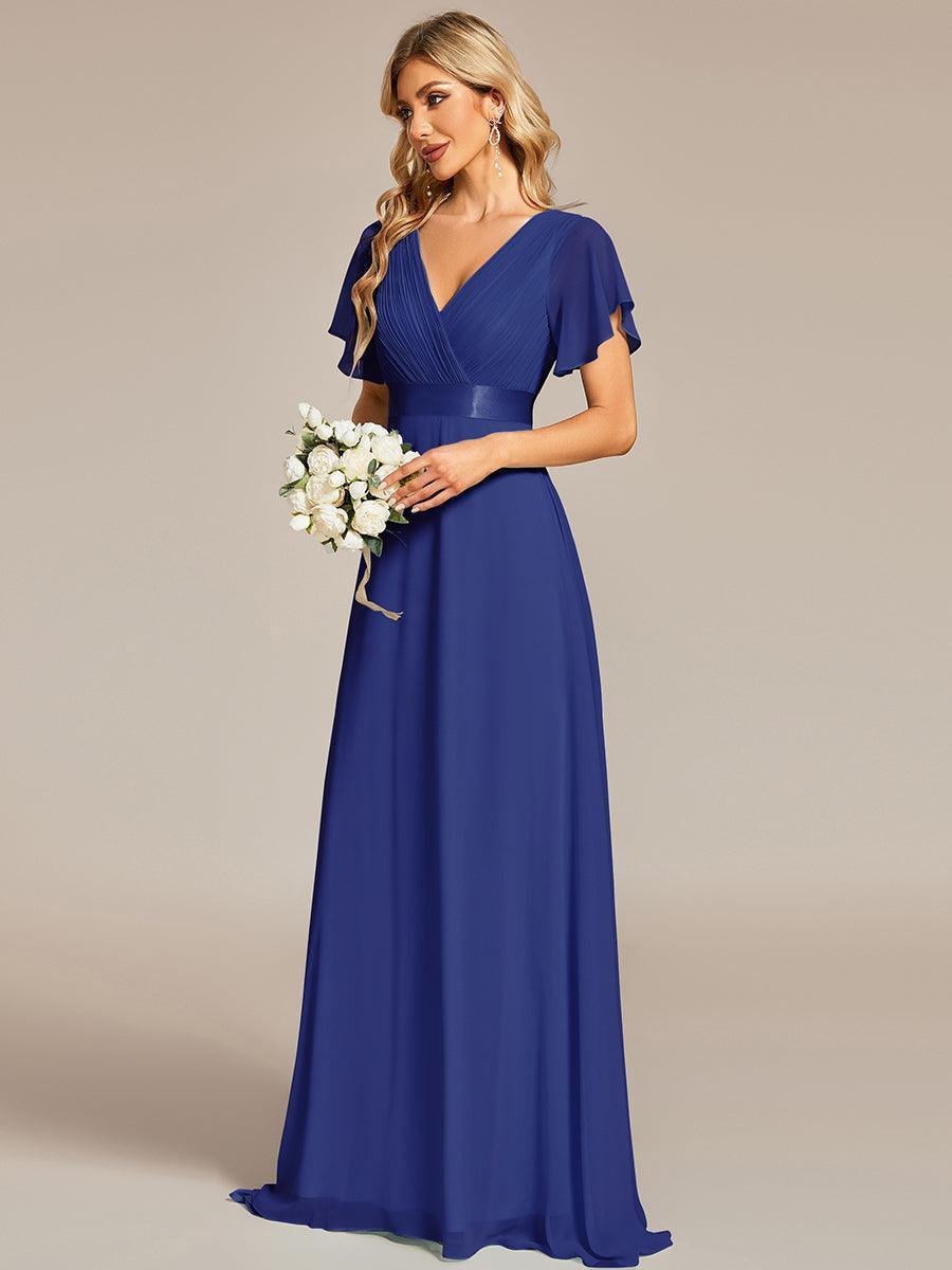 MONICA Dress | Elegant, flowing high-waisted chiffon bridesmaid dresses