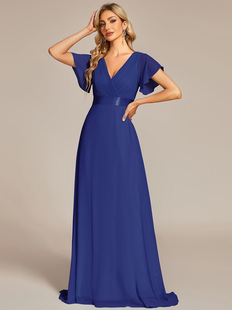 MONICA Dress | Elegant, flowing high-waisted chiffon bridesmaid dresses