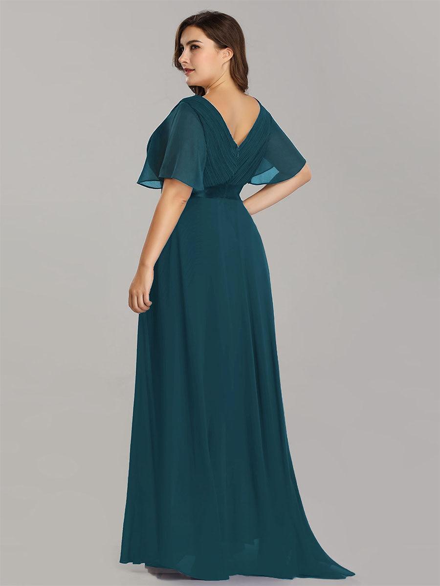 MONICA Dress | Elegant, flowing high-waisted chiffon bridesmaid dresses