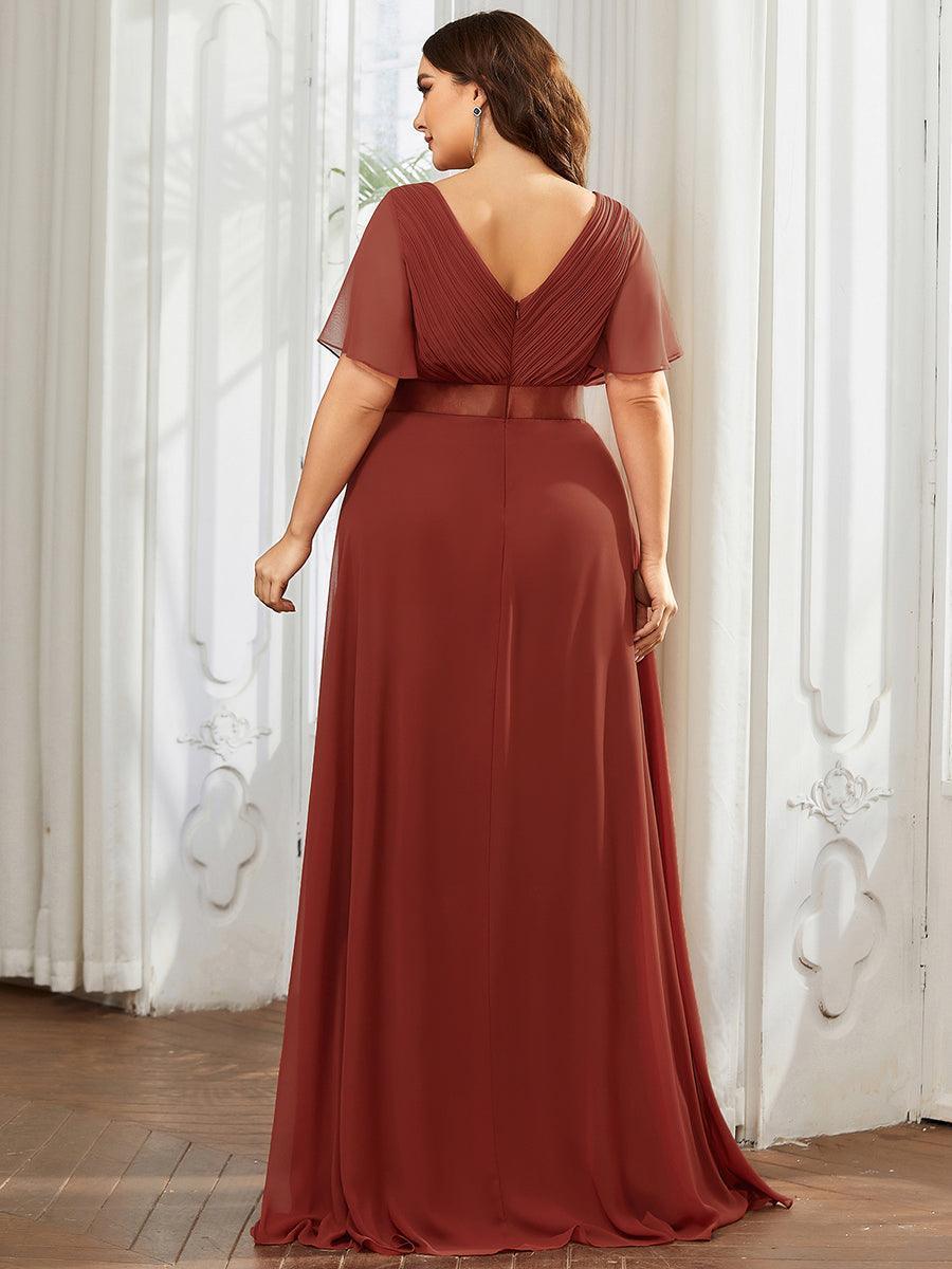 MONICA Dress | Elegant, flowing high-waisted chiffon bridesmaid dresses