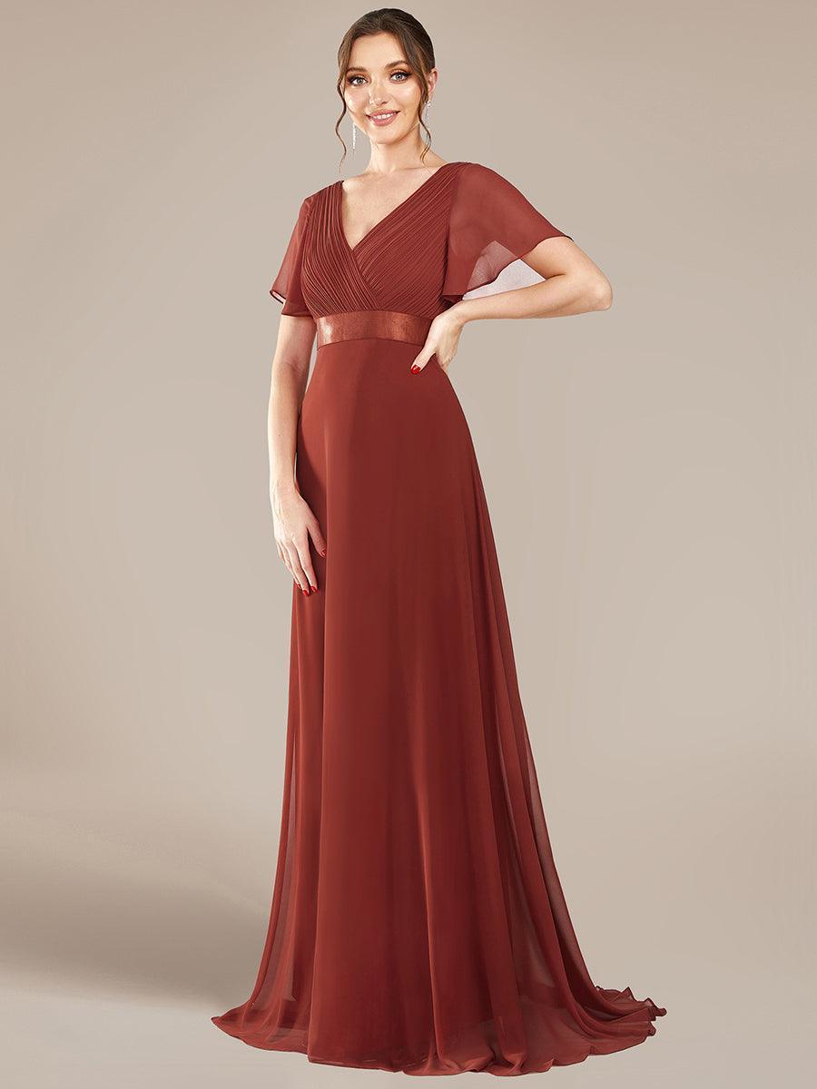 MONICA Dress | Elegant, flowing high-waisted chiffon bridesmaid dresses