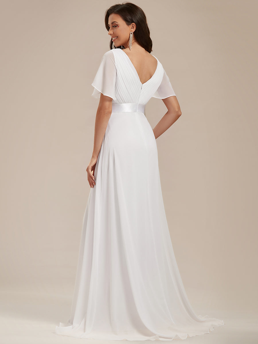 MONICA Dress | Elegant, flowing high-waisted chiffon bridesmaid dresses