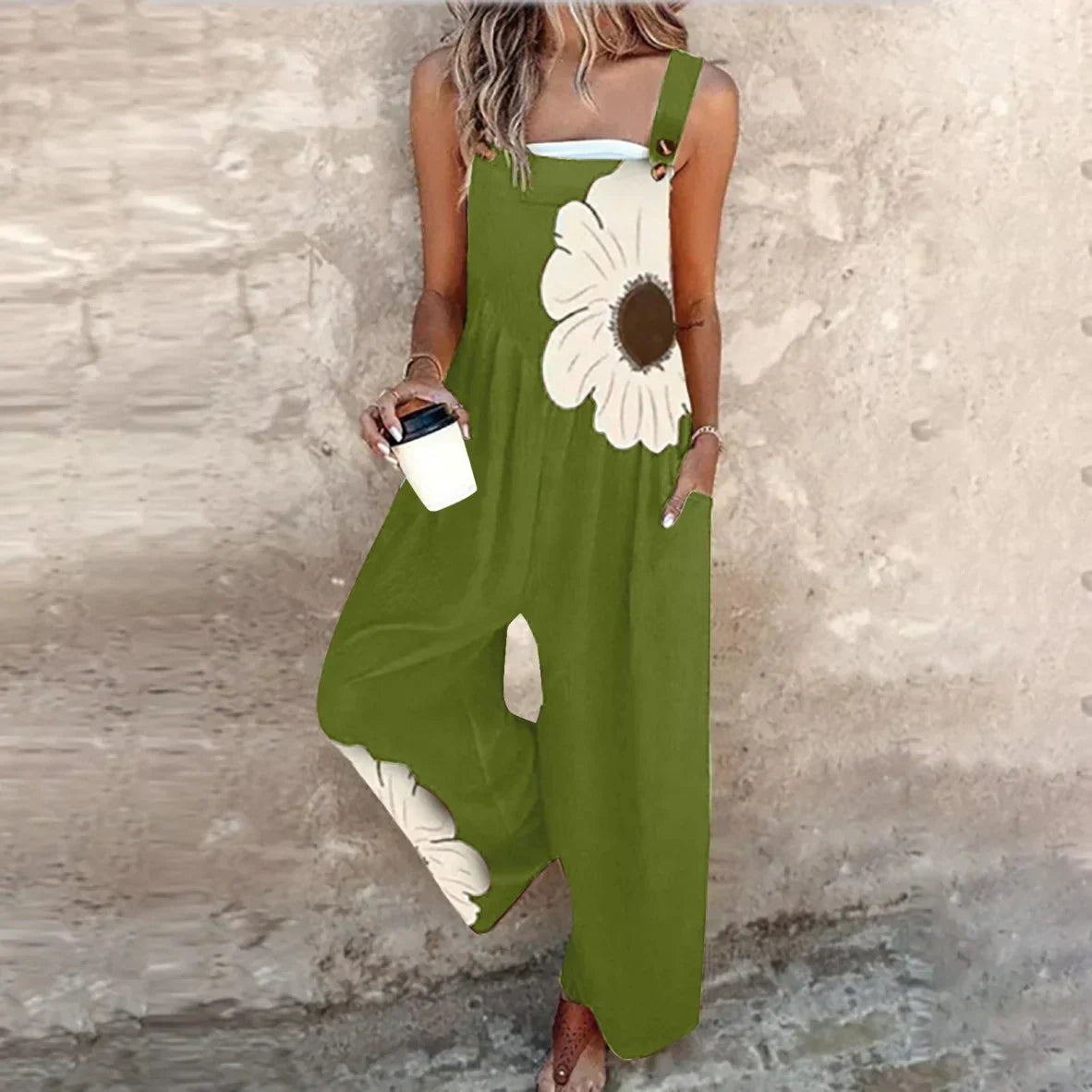 Comfortable printed jumpsuit