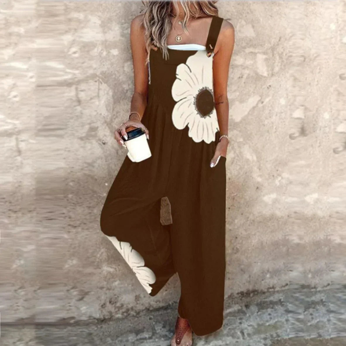 Comfortable printed jumpsuit