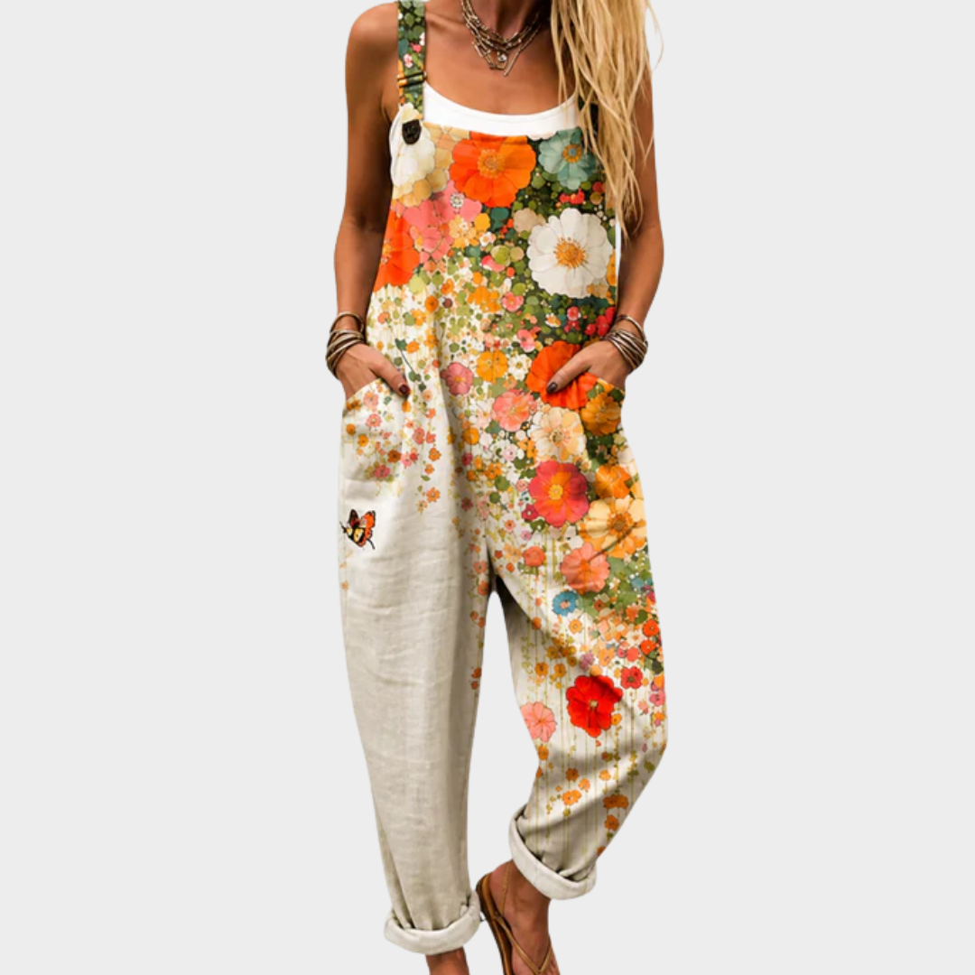 Comfortable printed jumpsuit