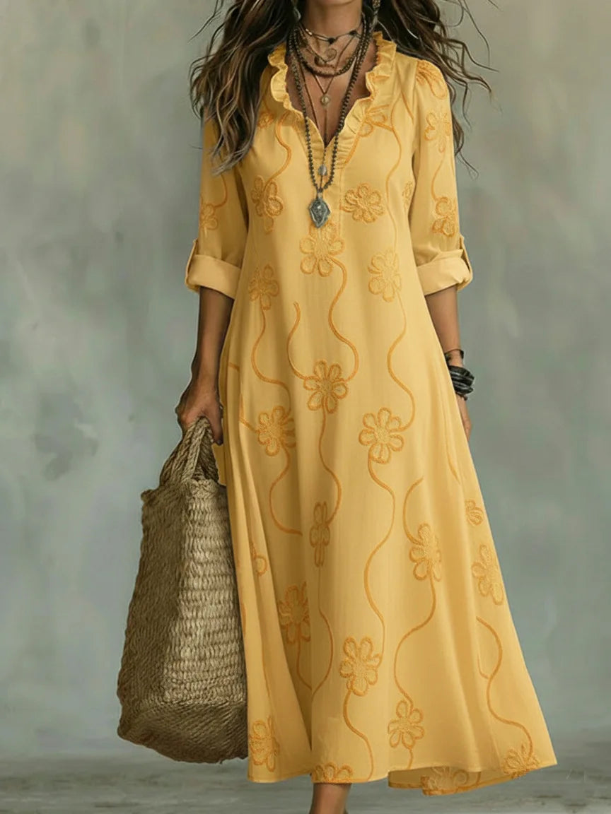 Sienna Floral Long Summer Dress