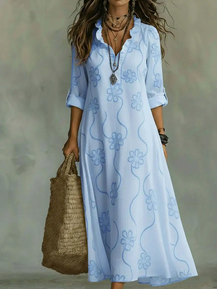 Sienna Floral Long Summer Dress