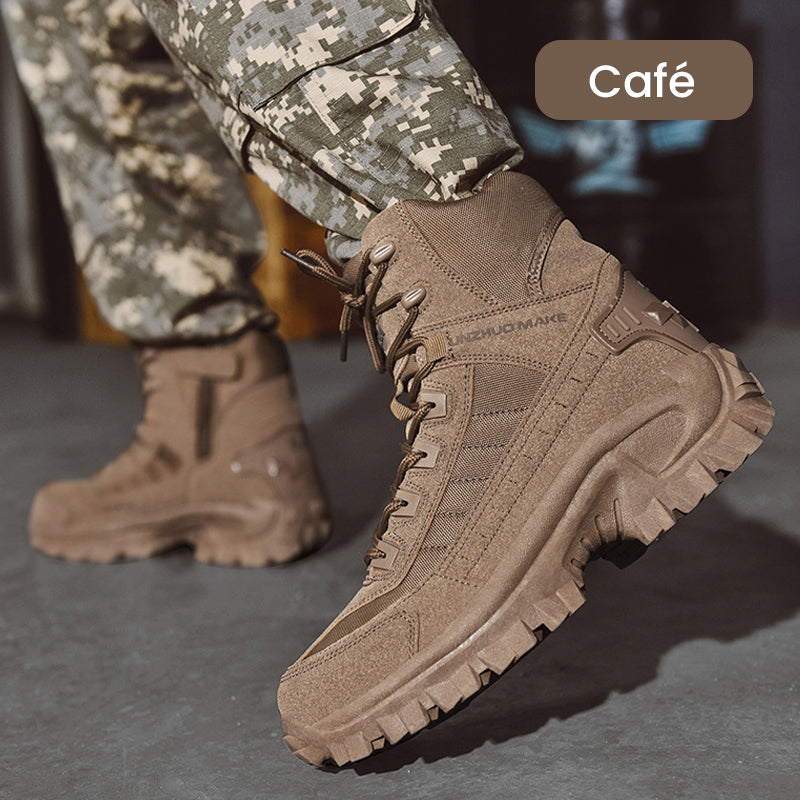 High-top tactical athletic boots-Waterproof & slip-resistant