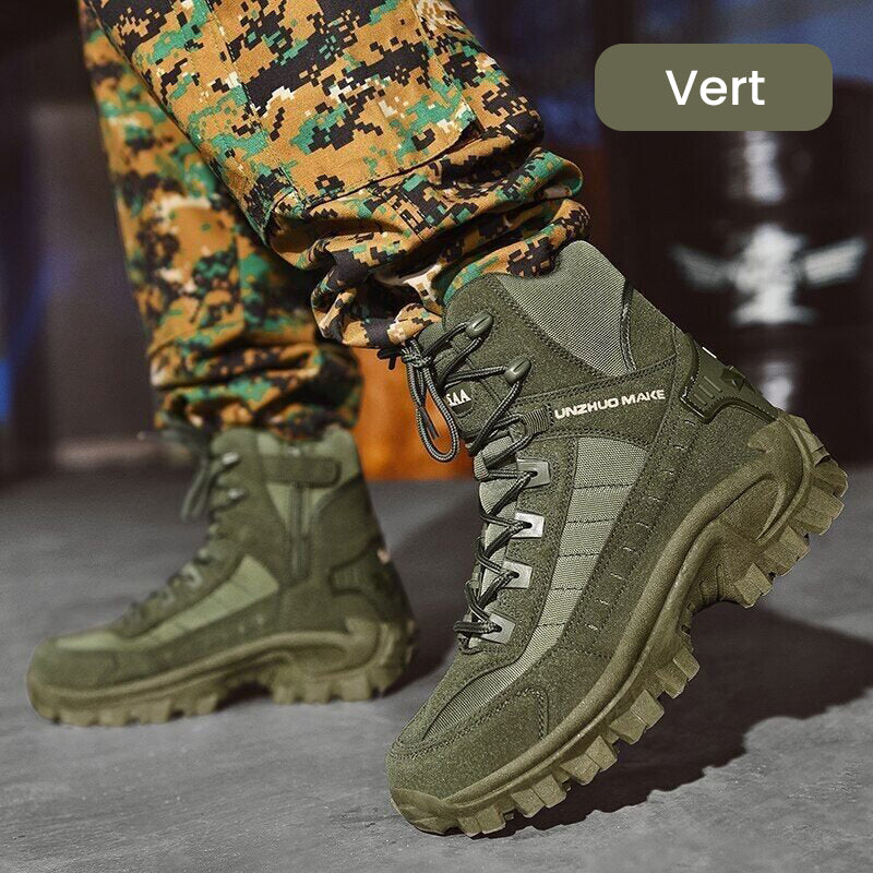 High-top tactical athletic boots-Waterproof & slip-resistant