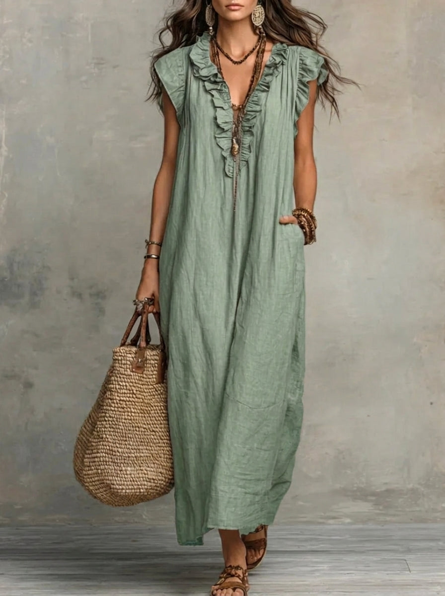 Camelia | Boho Maxi Dress