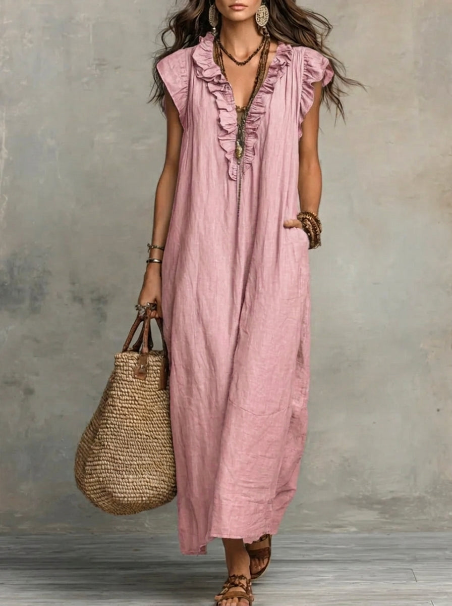 Camelia | Boho Maxi Dress