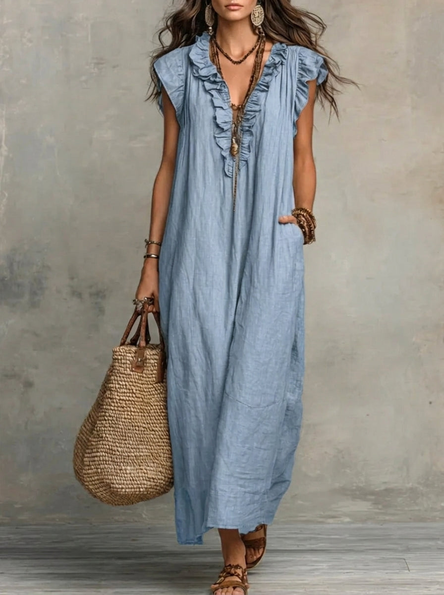 Camelia | Boho Maxi Dress