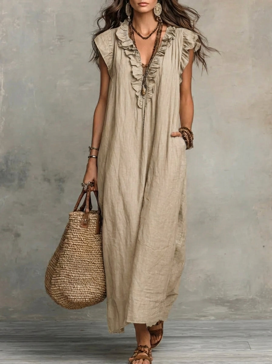 Camelia | Boho Maxi Dress