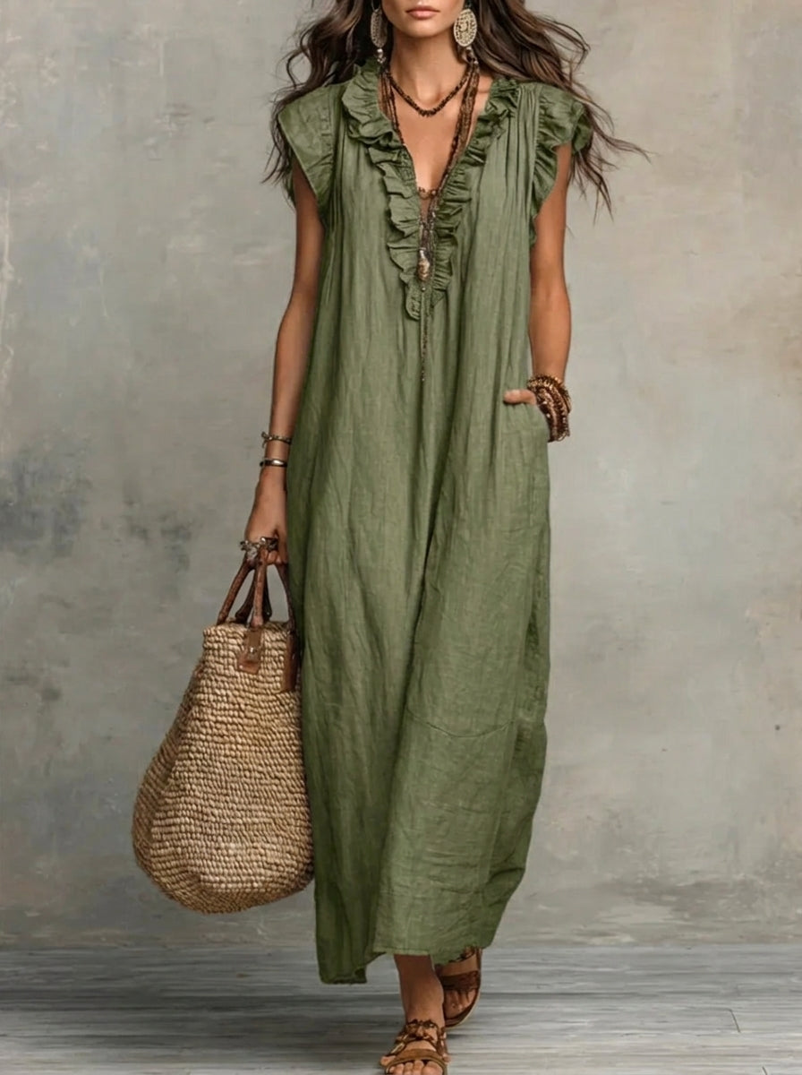 Camelia | Boho Maxi Dress