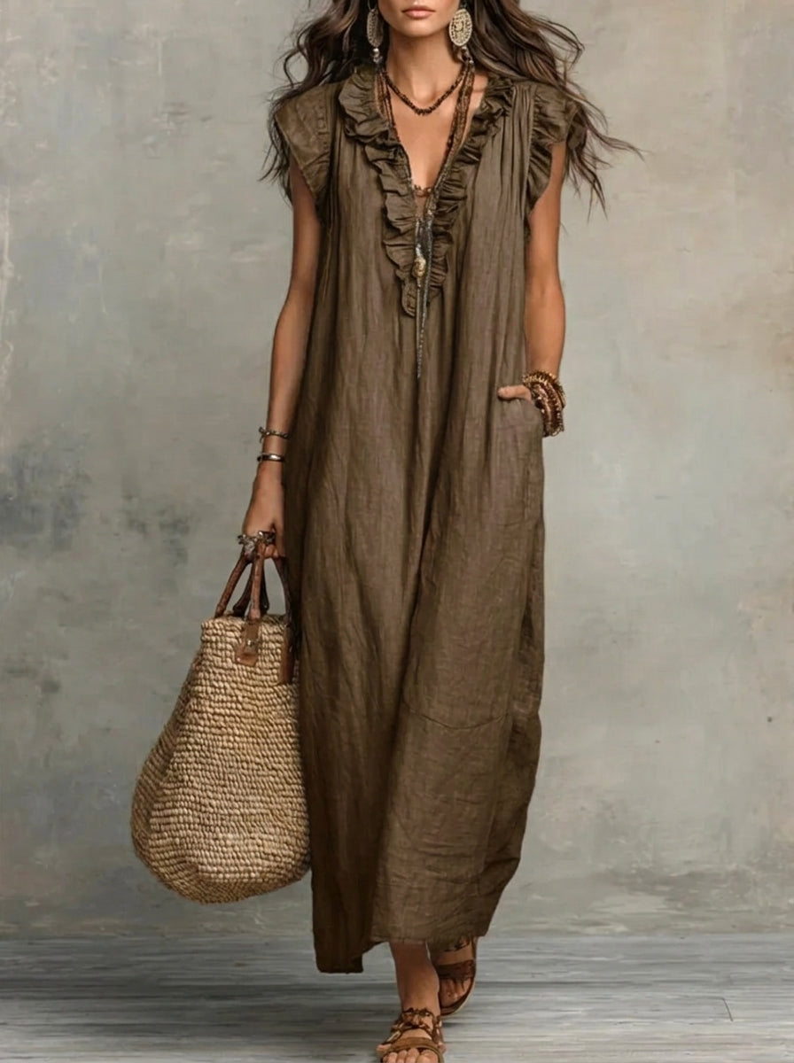 Camelia | Boho Maxi Dress
