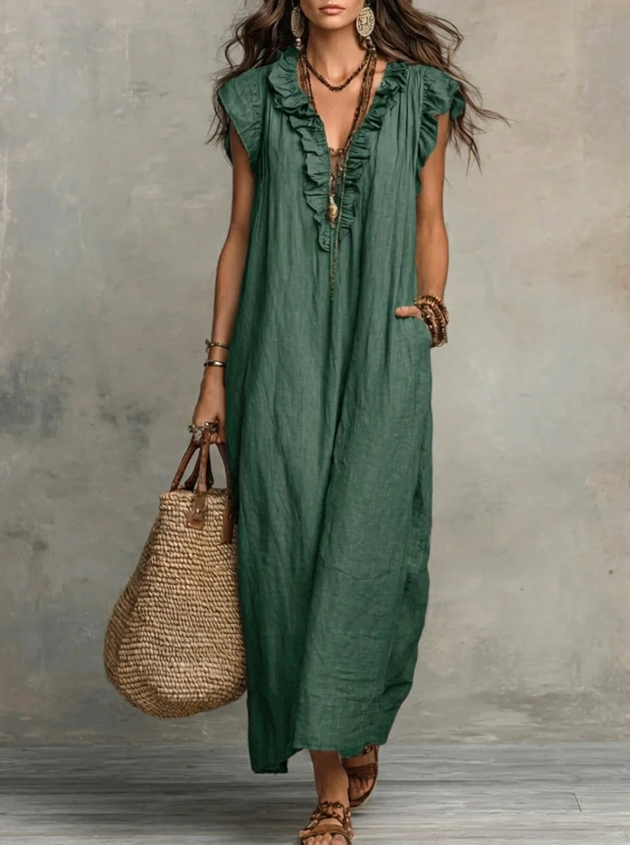 Camelia | Boho Maxi Dress