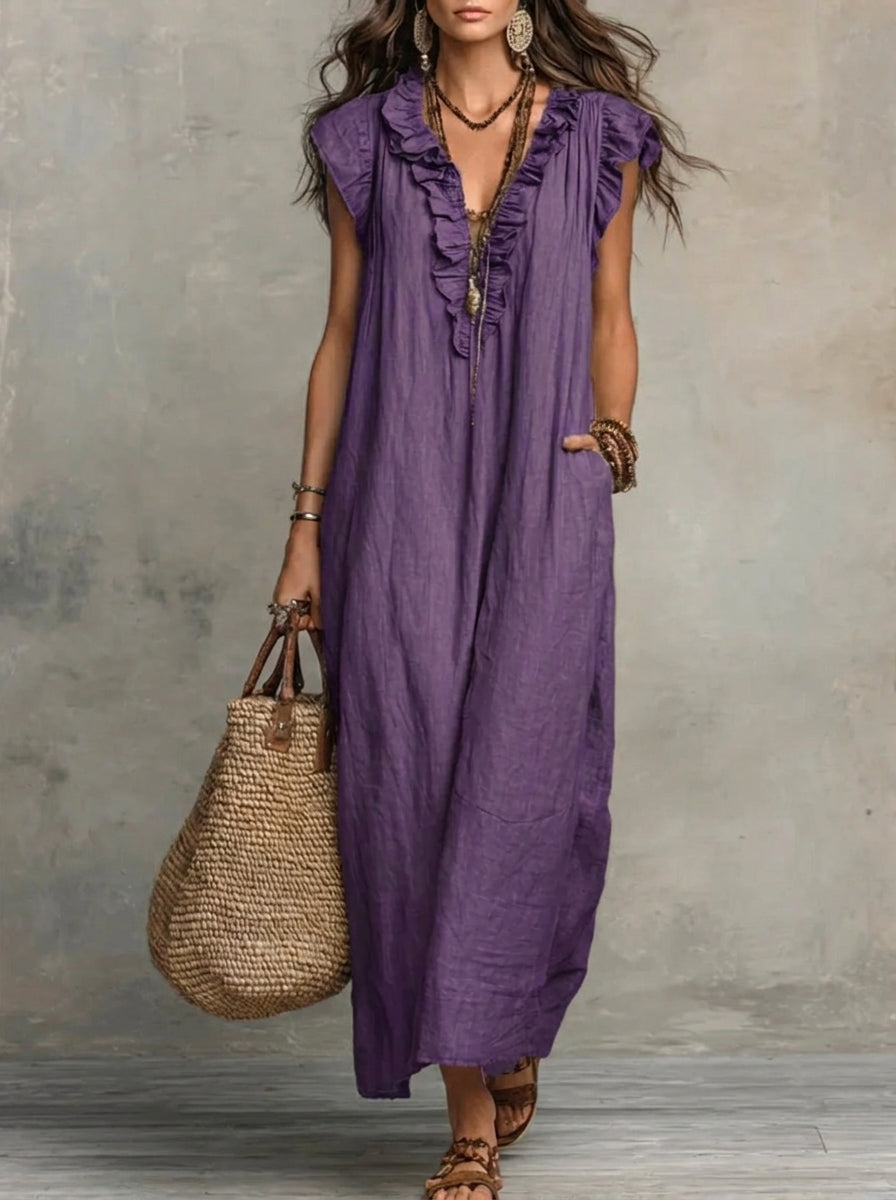Camelia | Boho Maxi Dress