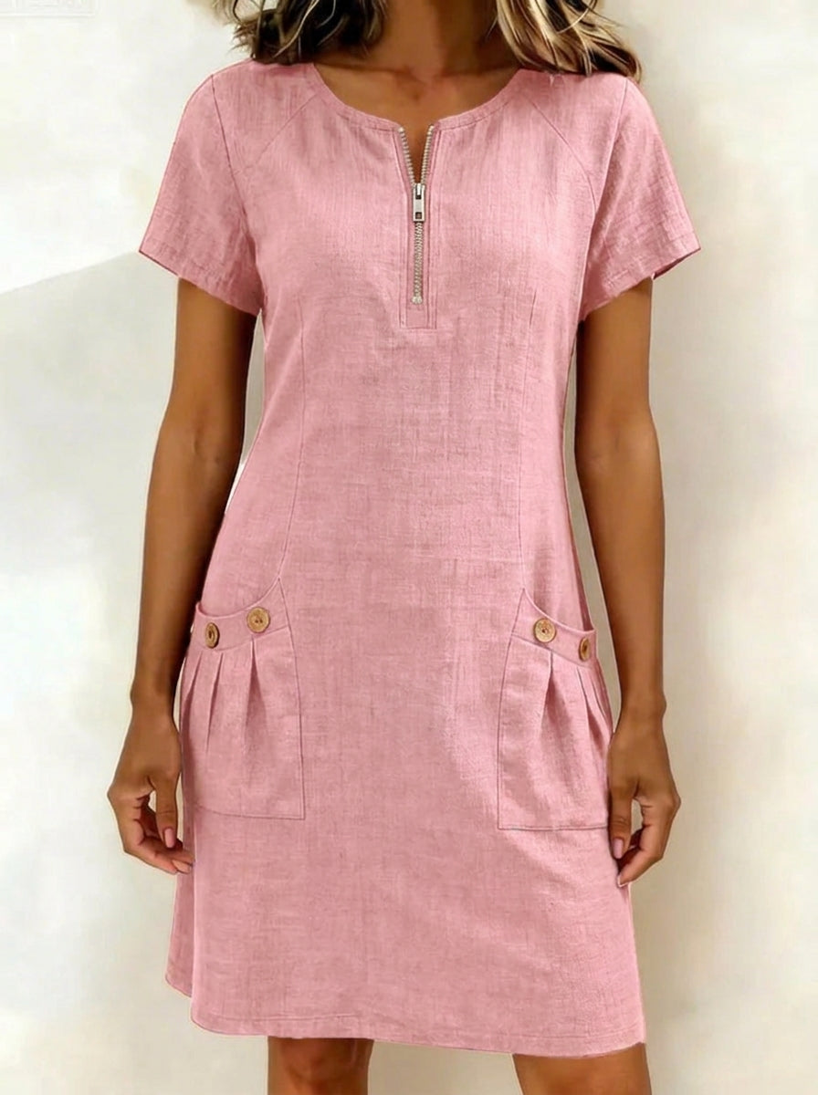 Lina Dress— Natural Elegance for Every Day