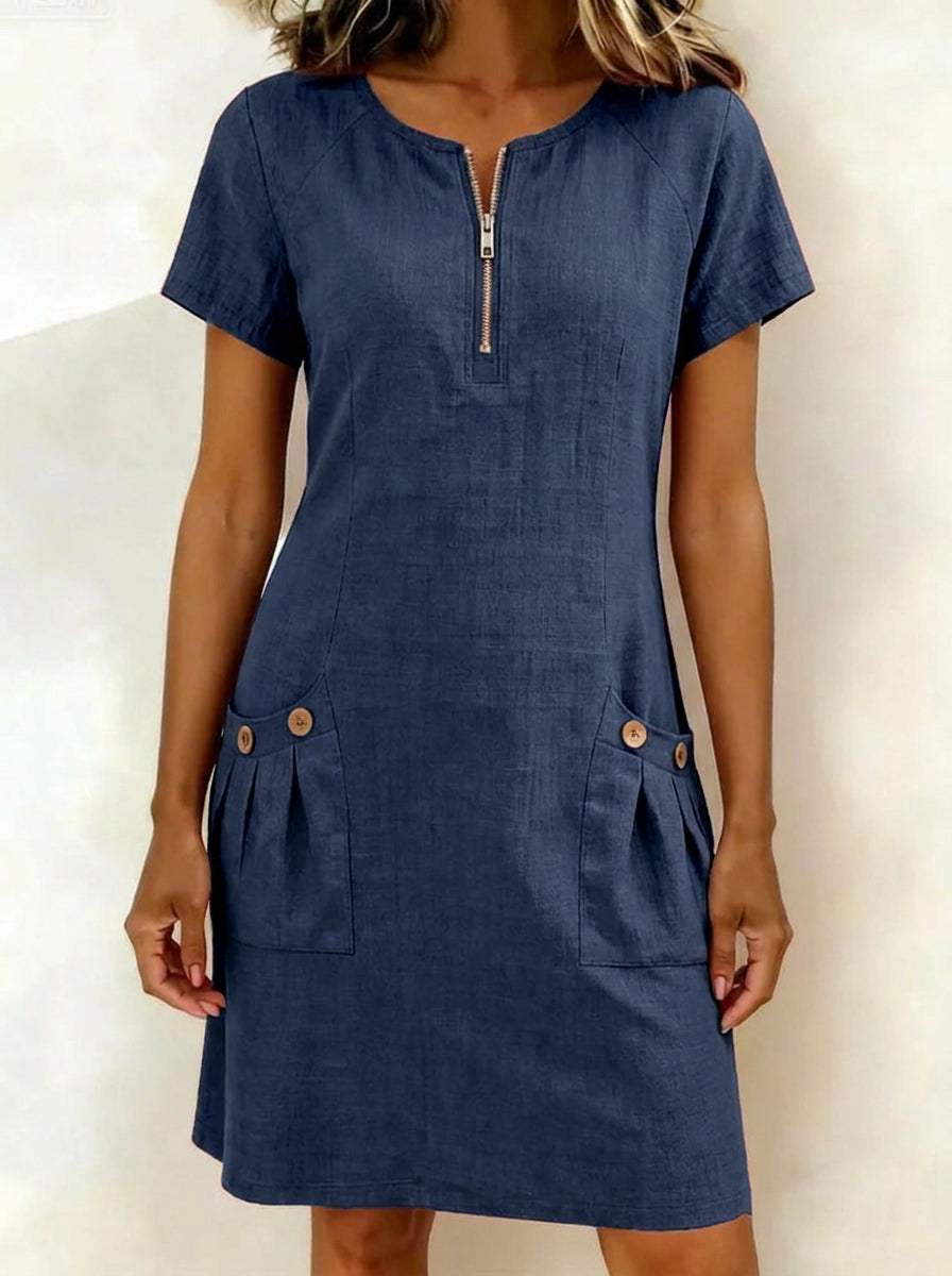 Lina Dress— Natural Elegance for Every Day