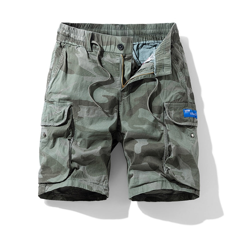 Men's Casual Relaxed Fit Cargo Shorts – Multi-Pockets, Breathable, Rugged