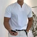 Men's Short-Sleeve Sports Shirt – V-Neck