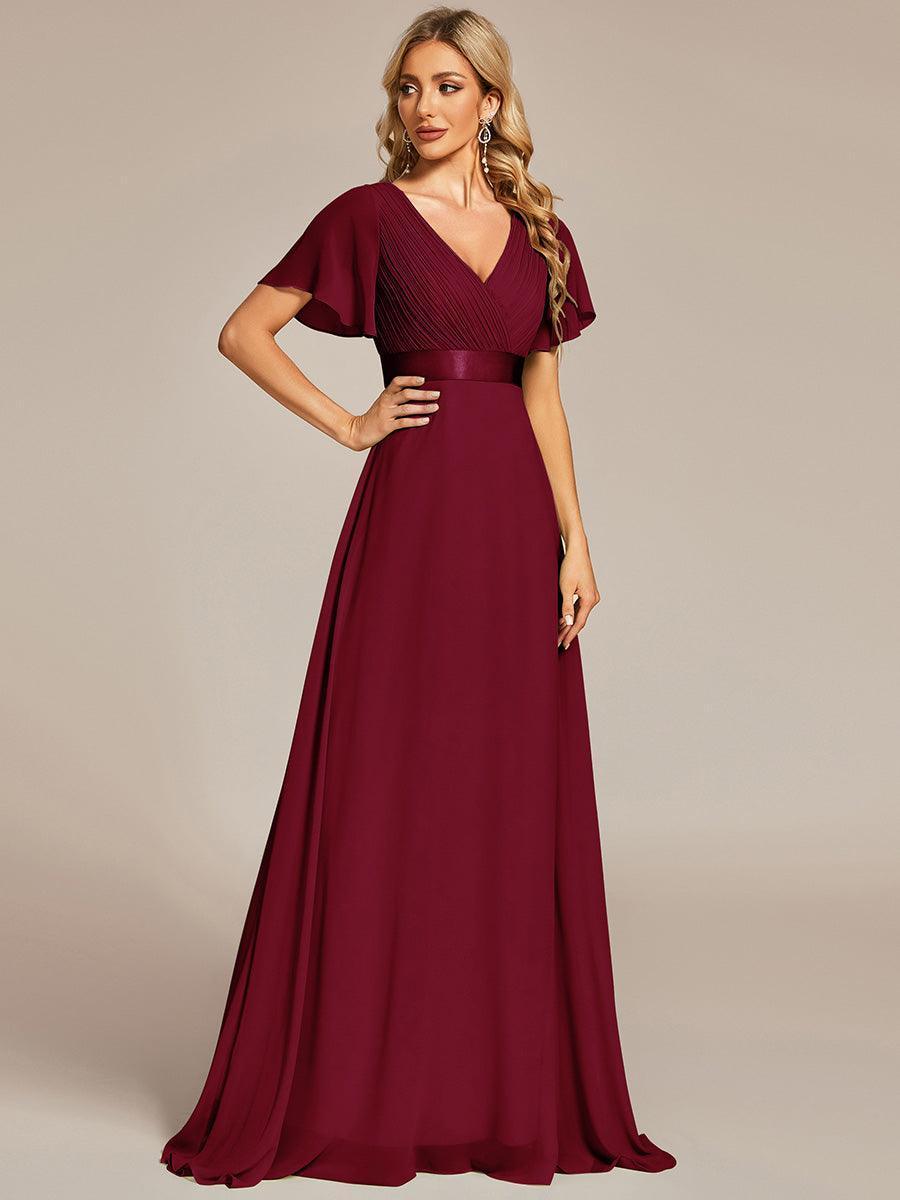 MONICA Dress | Elegant, flowing high-waisted chiffon bridesmaid dresses