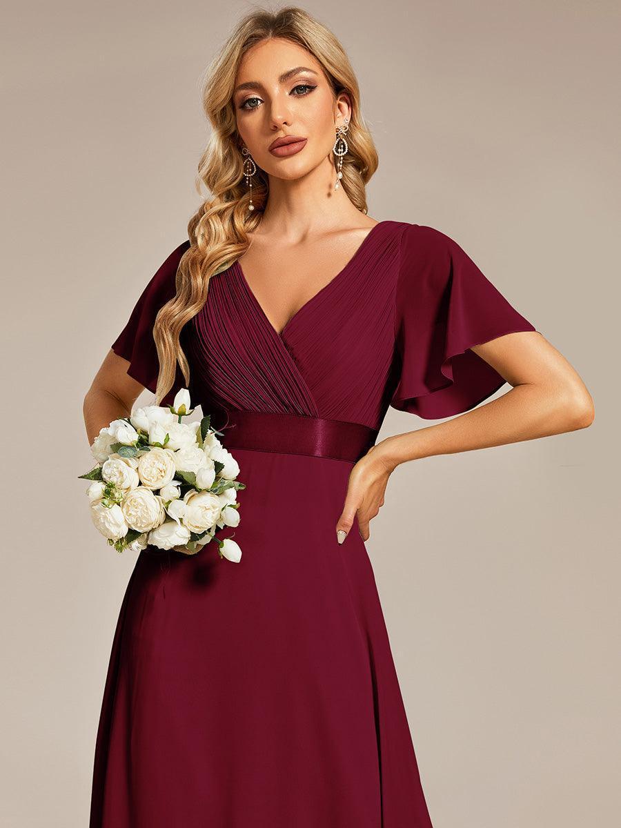 MONICA Dress | Elegant, flowing high-waisted chiffon bridesmaid dresses