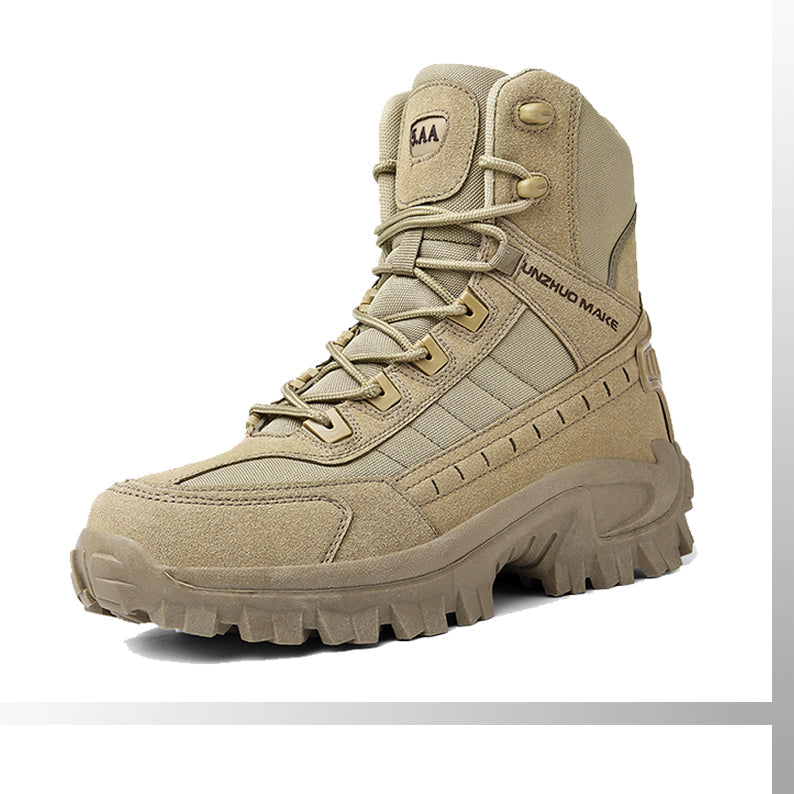 High-top tactical athletic boots-Waterproof & slip-resistant