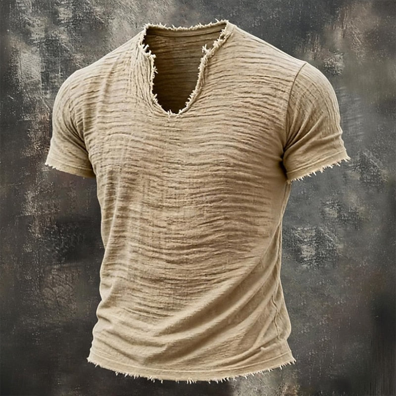 Varel | Vintage V-neck T-shirt