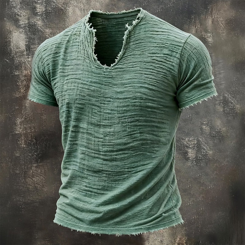 Varel | Vintage V-neck T-shirt