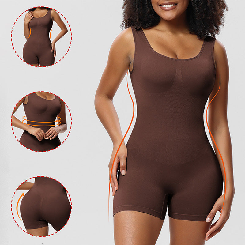 1-Piece Slimming Shaper – Sculpts Stomach & Hips, Invisible Under Clothing