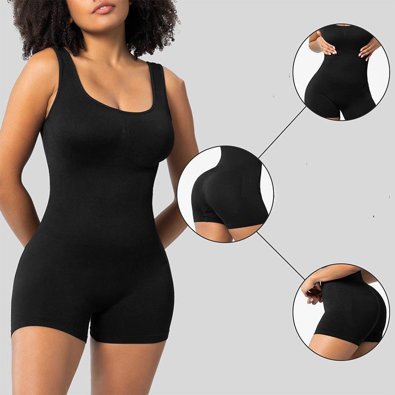 1-Piece Slimming Shaper – Sculpts Stomach & Hips, Invisible Under Clothing
