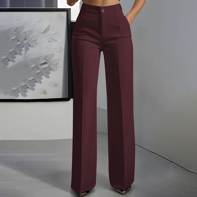 High-waisted dress pants for women