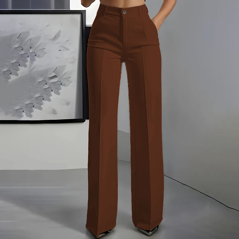 High-waisted dress pants for women