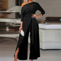 Elegant One-Shoulder Jumpsuit for Women • Chic & Sensual Style