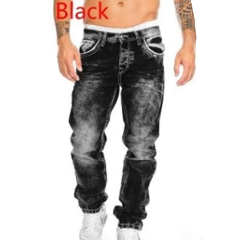 Creative Stretch Denim Jeans for Men – Minimalist Style, Modern Fit & Perfect for Summer 💙