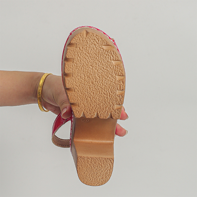 Stylish open-toe sandals with buckles and heels