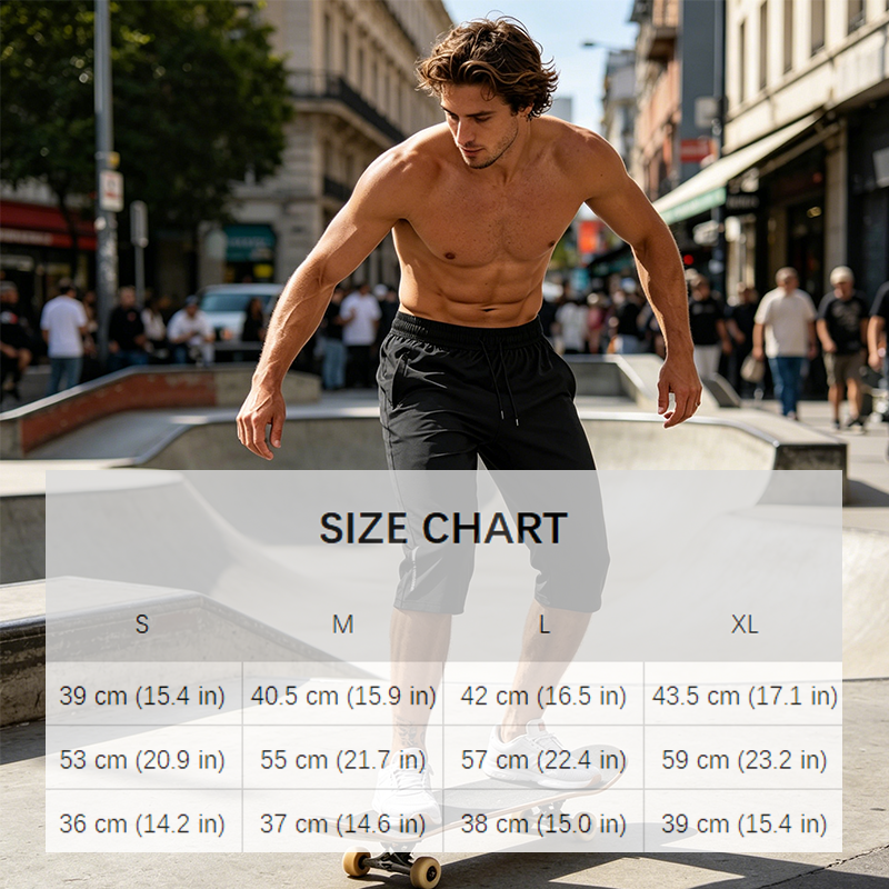 Men's quick-drying athletic|capri pants – stretchy, zippered pockets, versatile