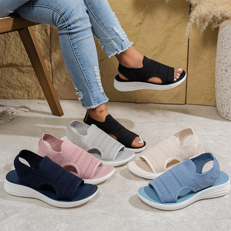 Sandals With A Heel Strap