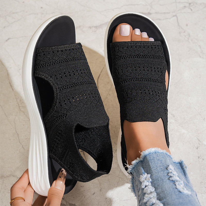 Sandals With A Heel Strap