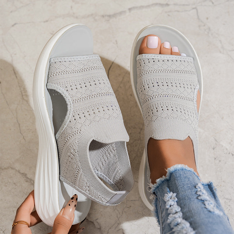 Sandals With A Heel Strap
