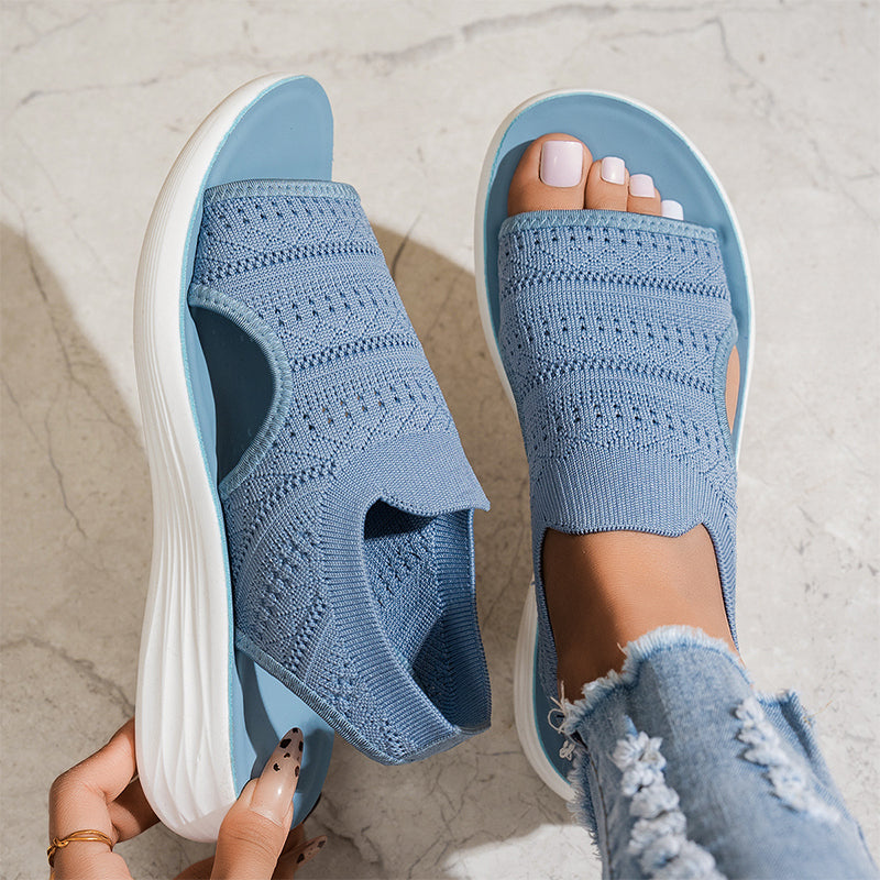 Sandals With A Heel Strap