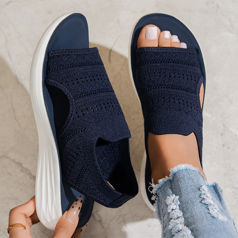 Sandals With A Heel Strap