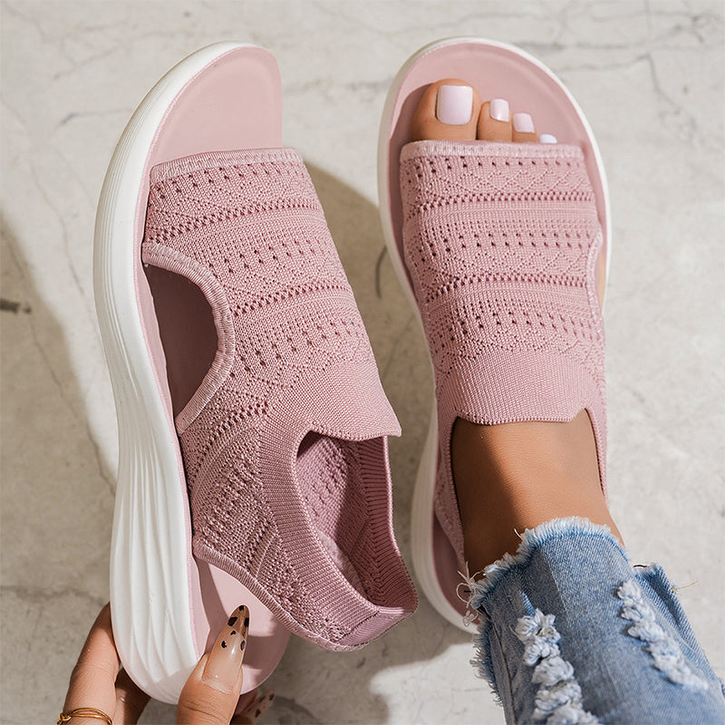 Sandals With A Heel Strap