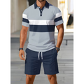 2-Piece Shirt & Shorts Set for Men – Comfortable, Breathable, and Versatile for Summer, Leisure, and Travel