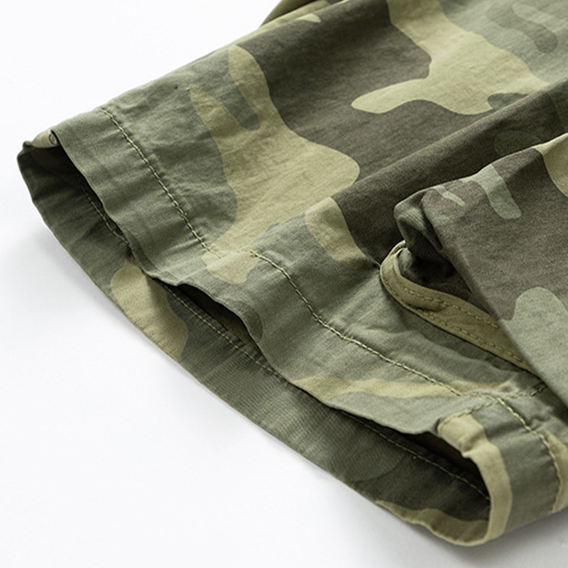 Men's Casual Relaxed Fit Cargo Shorts – Multi-Pockets, Breathable, Rugged