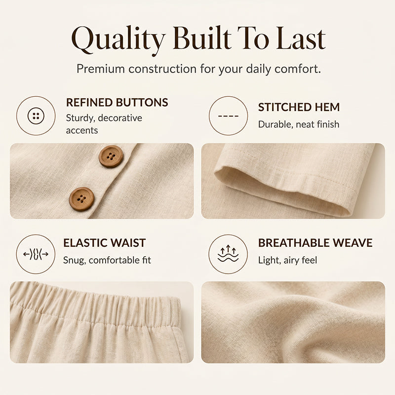 Two-piece set- loose-fitting T-shirt and comfortable pants